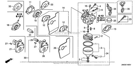 Honda 160 carburetor diagram - CARBURETOR 2 diagram and repair parts lookup for Honda GCV160 A S3A (GJAEA) - Honda Engine, Made in USA (SN: GJAEA-1000001 - GJAEA-5386302) ... CARBURETOR 2 Parts ... 